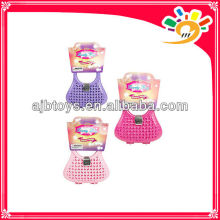 Plastic handbag toy,fashion handbag toy,3 style of handbags